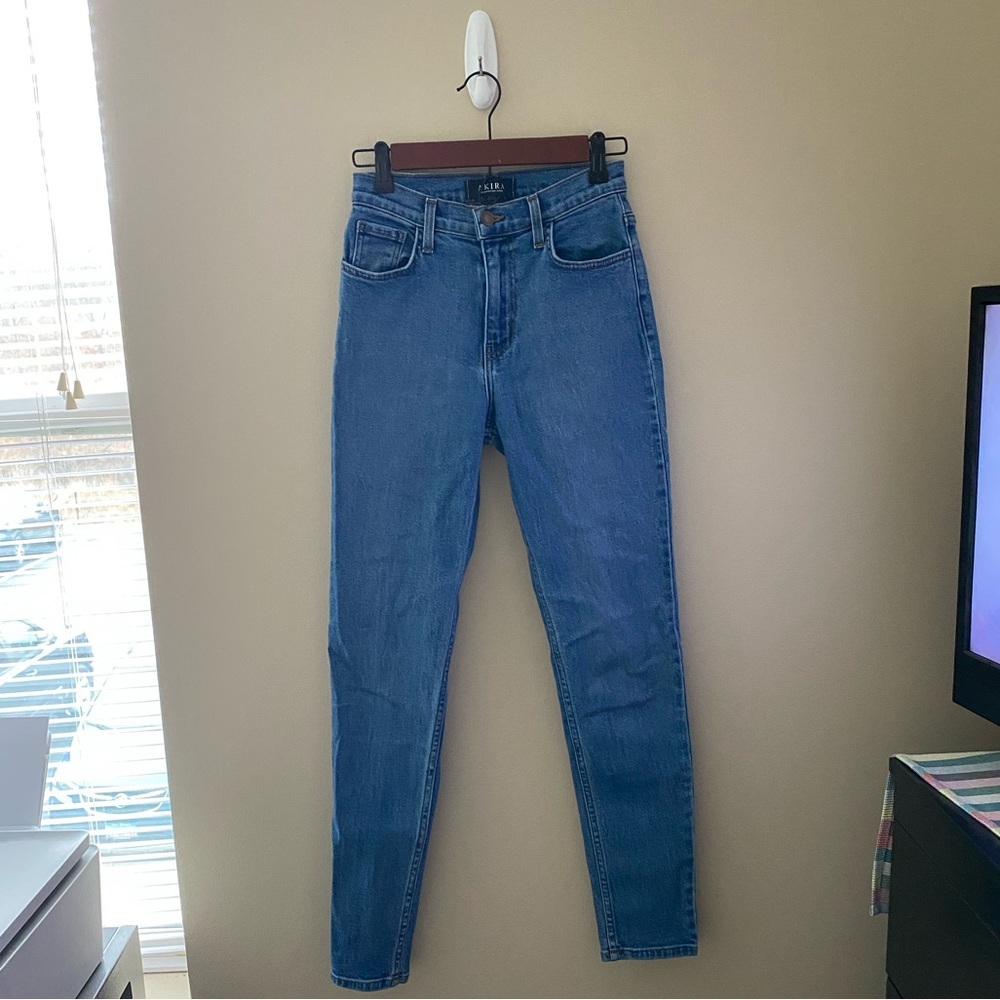 Women’s Akira Light Wash High Rise Skinny Jeans Size 25